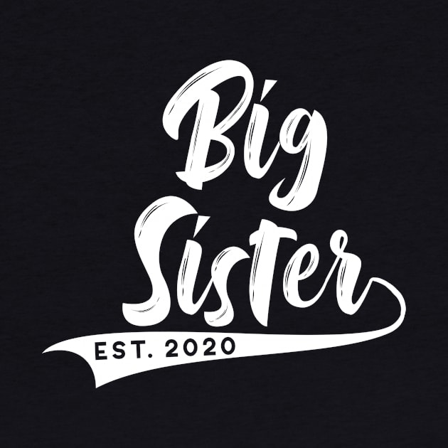 Big Sister Established 2020 New Sibling Sis Baby Announcement by charlescheshire